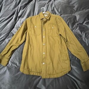 Duluth Trading Co Men's Mustard Shirt Jacket